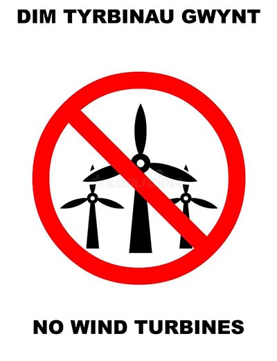 No Turbines poster option 2