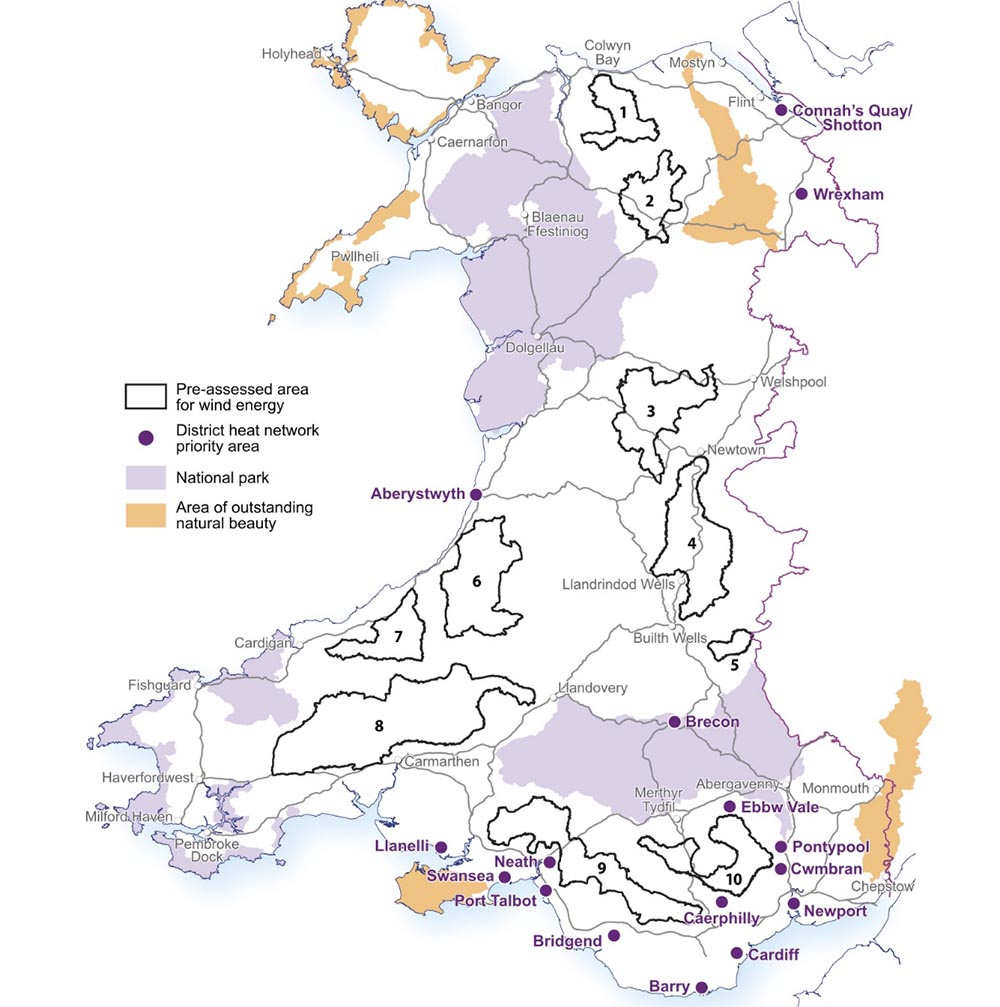 pre-assessed areas